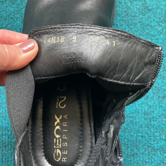 Men’s Geox Leather Zip Boot - Picture 7 of 7